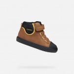 GEOX ΑΓΟΡΙ SNEAKER B461NC 0MEFU CR69B ΤΑΜΠΑΚΟ /ΜΑΥΡΟ